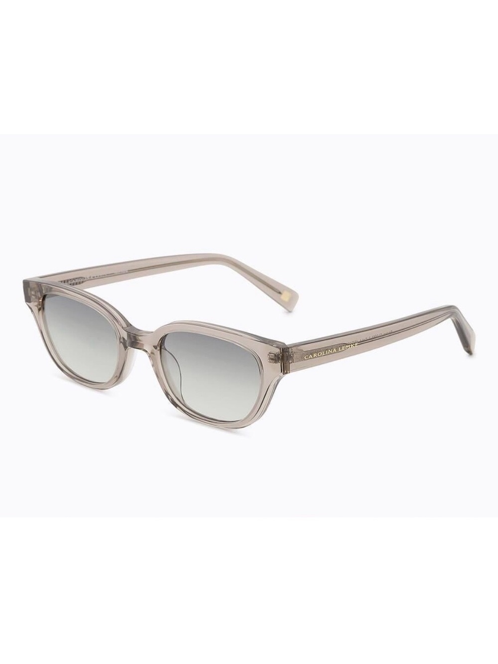 Carolina Lemke Berlin Eyewear - Payton, Transparent Taupe + Luxury Case CL9553-2